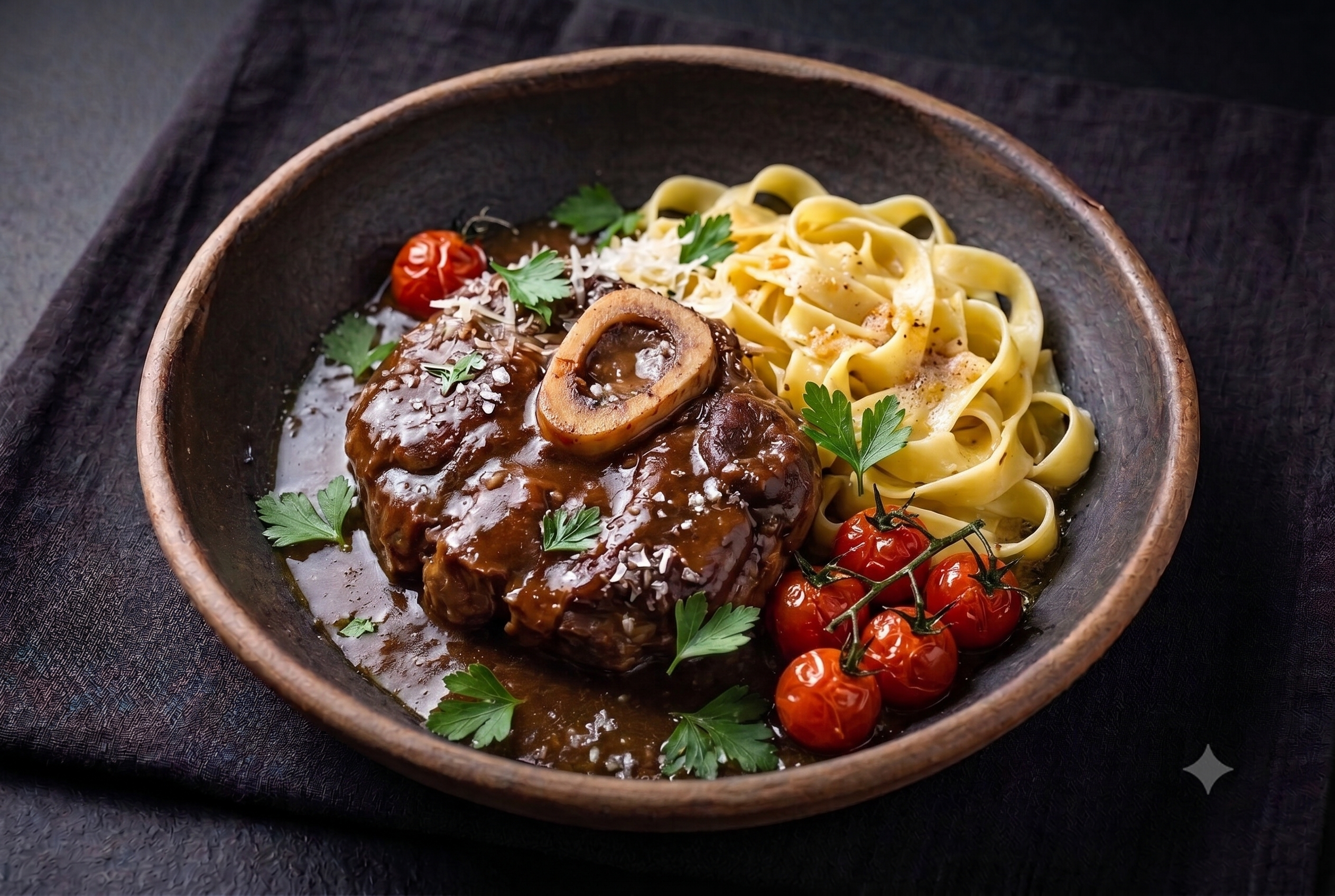 Foto del ossobuco de res